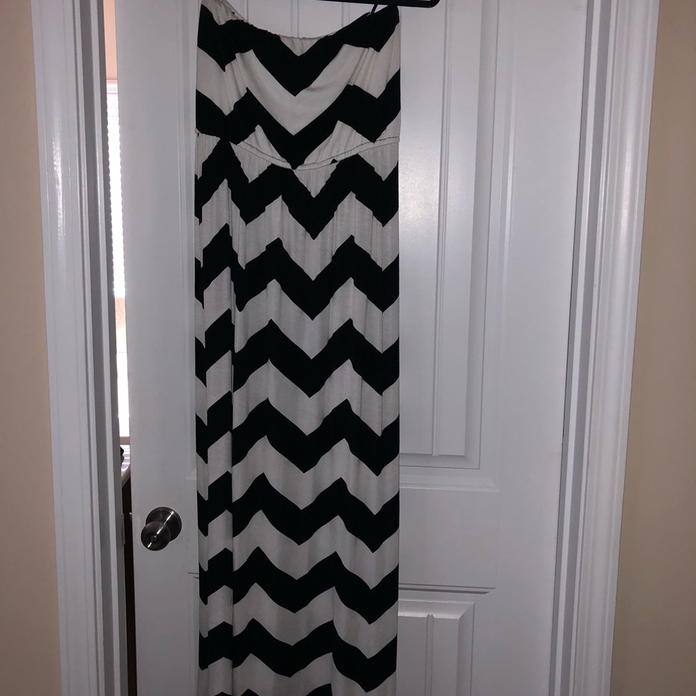 Chevron Print halter dress from F21.